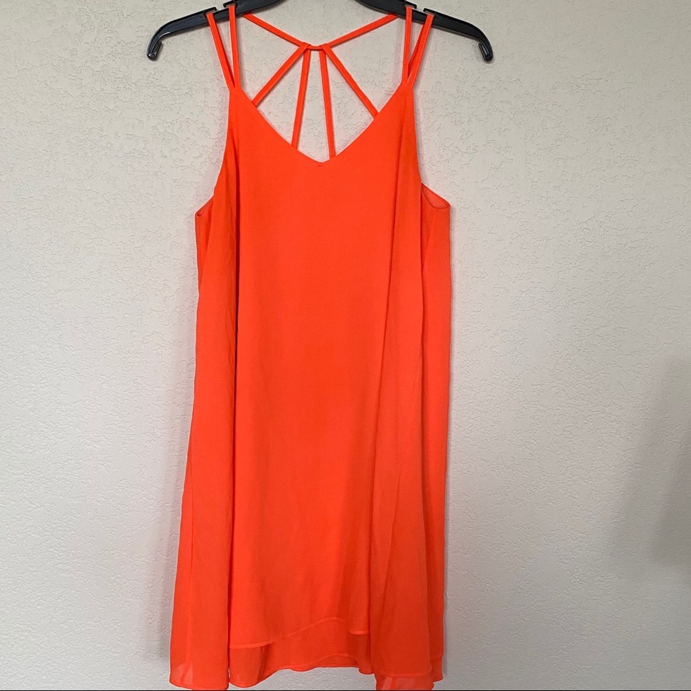 Neon orange Dress